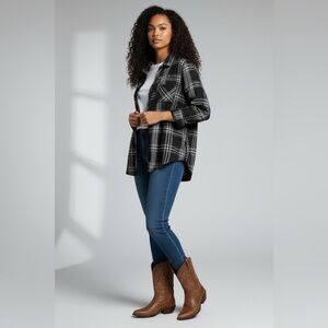 Rails Hunter Button Down Plaid Women’s Shirt Size S